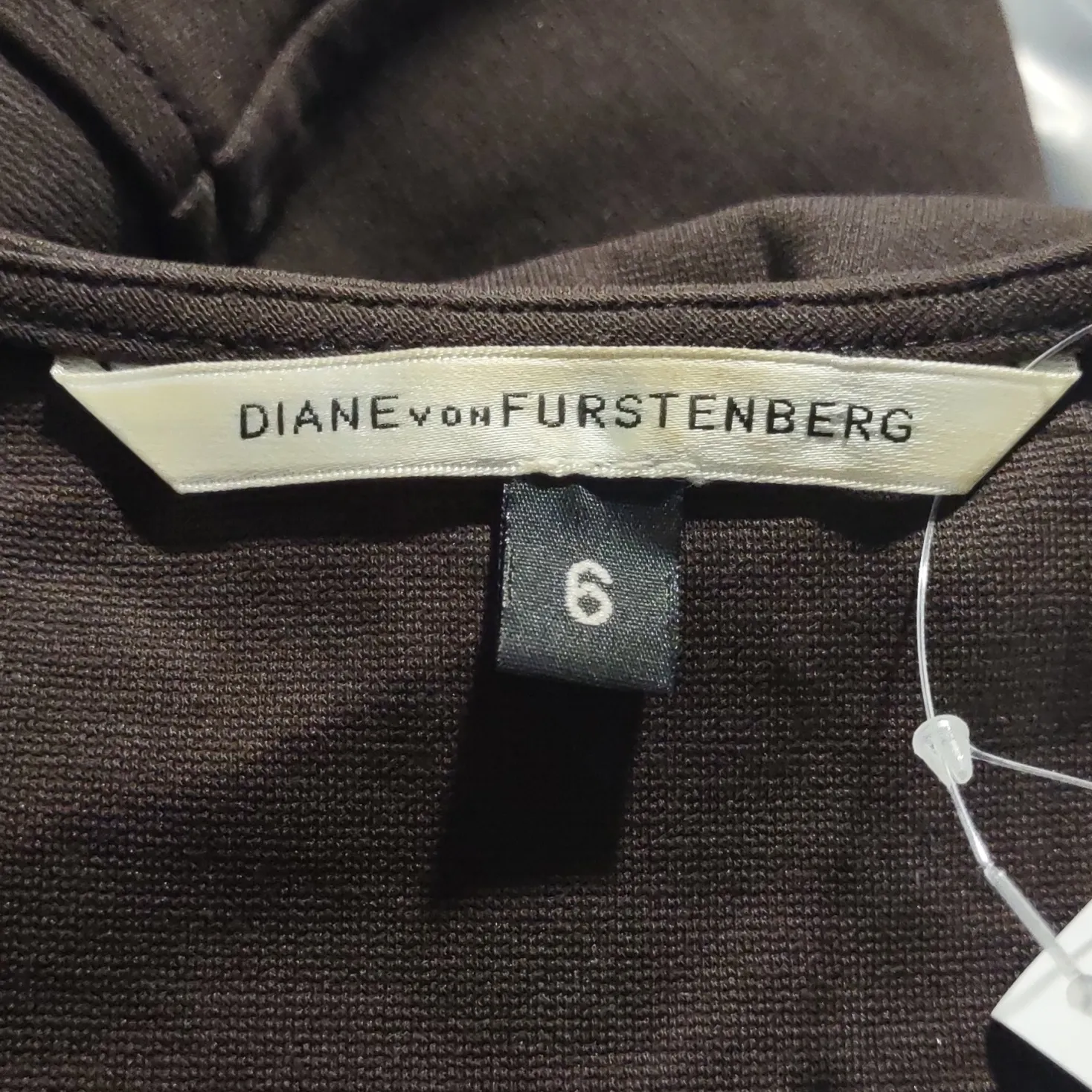 Diane Von Furstenberg Scoop Neck Knee-Length Dress Size: M | US 6- - Image 6