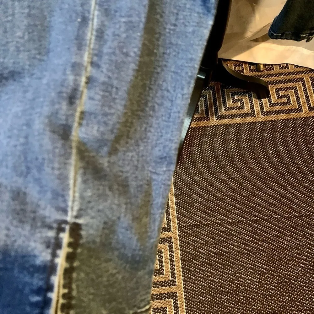 Black Label  straight leg blue jeans, motto jeans size 11 JR’S - Image 4