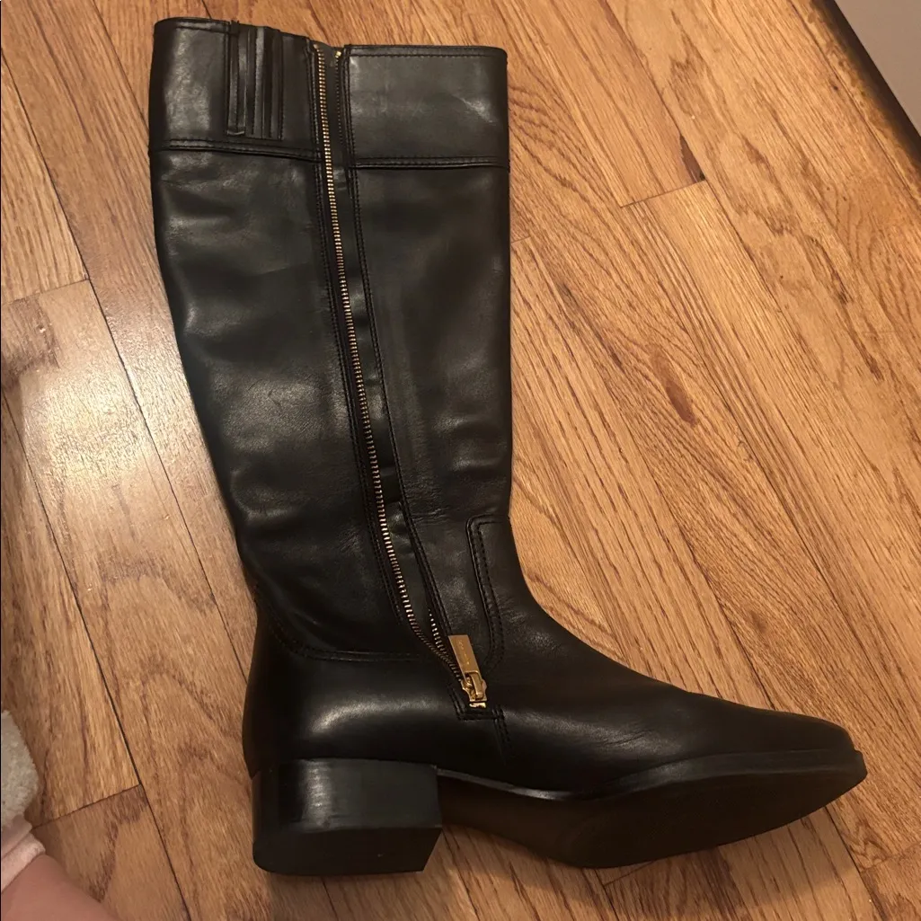 Michael Kors Black Knee-High Boots - Image 3