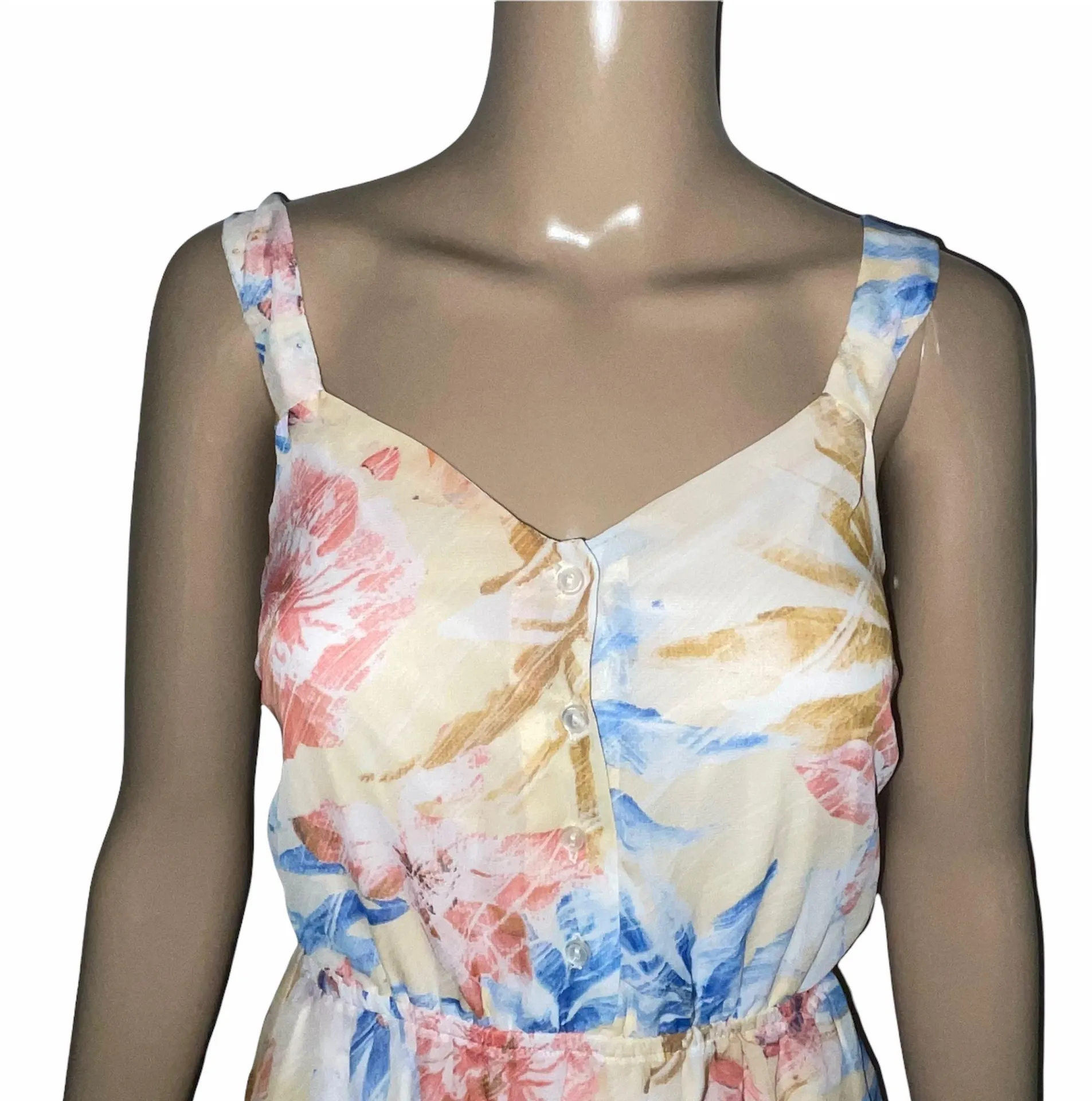 Ambiance Watercolor Floral Dress - Image 3