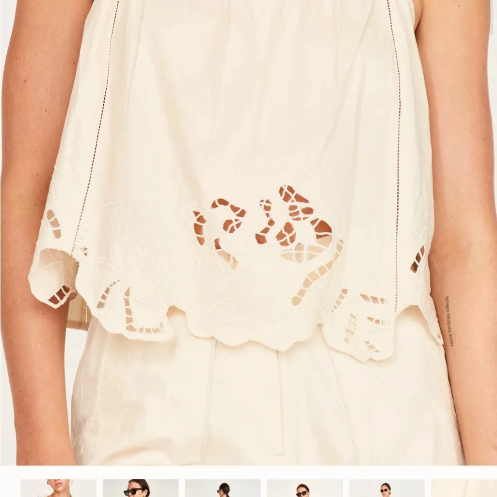 MIRTH GOA CUTWORK TANK NWT Size XS - Image 3