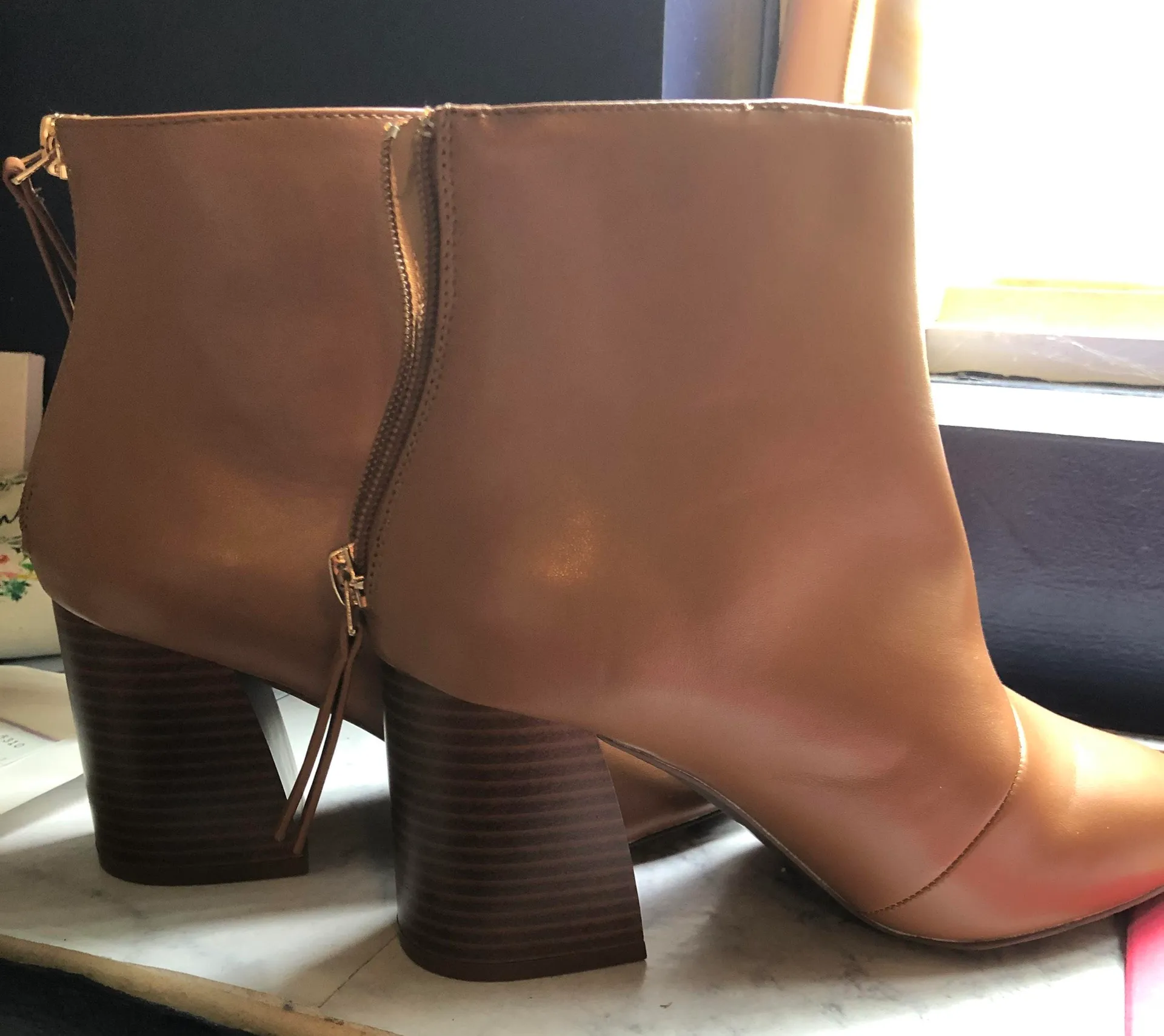Francesca's Brown Booties - Image 2