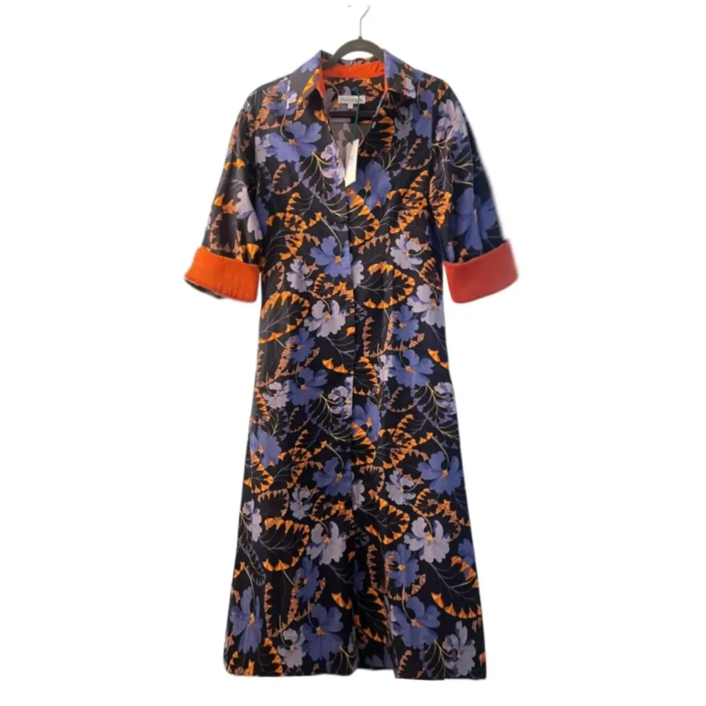 NWT Revolve x Perlavera Cassie Flora Midi Missy Fit Floral Dress - Image 2