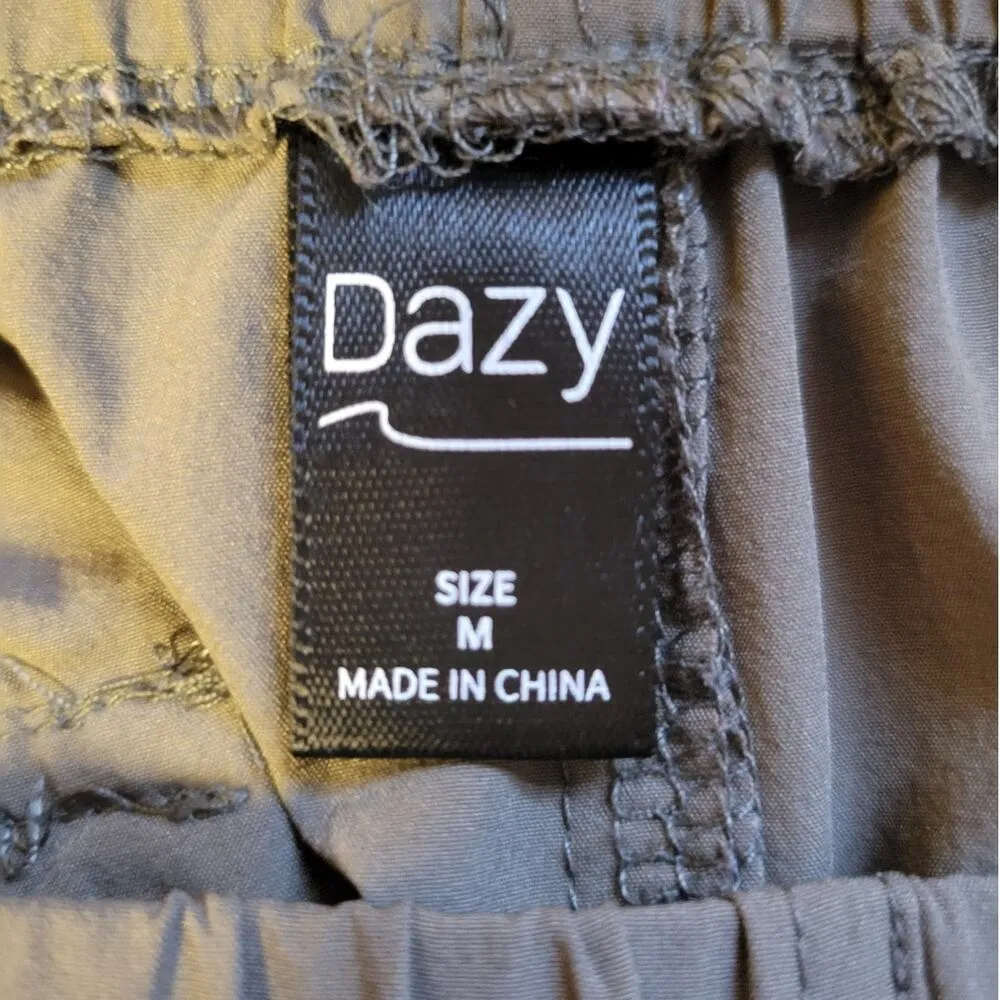 Olive Army Green Cargo Midi Skirt Utility Grunge Military Lagenlook Women's M Size M - Image 6