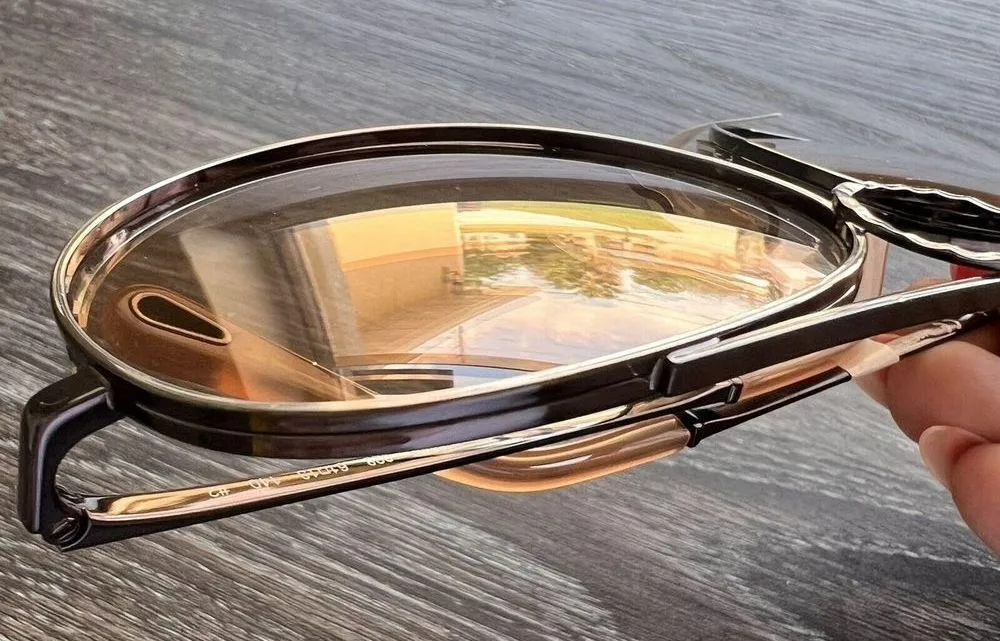 Chloe Romie 61mm Aviator Sunglasses Dark Nickel/Nickel NEW WITH TAGS! - Image 6