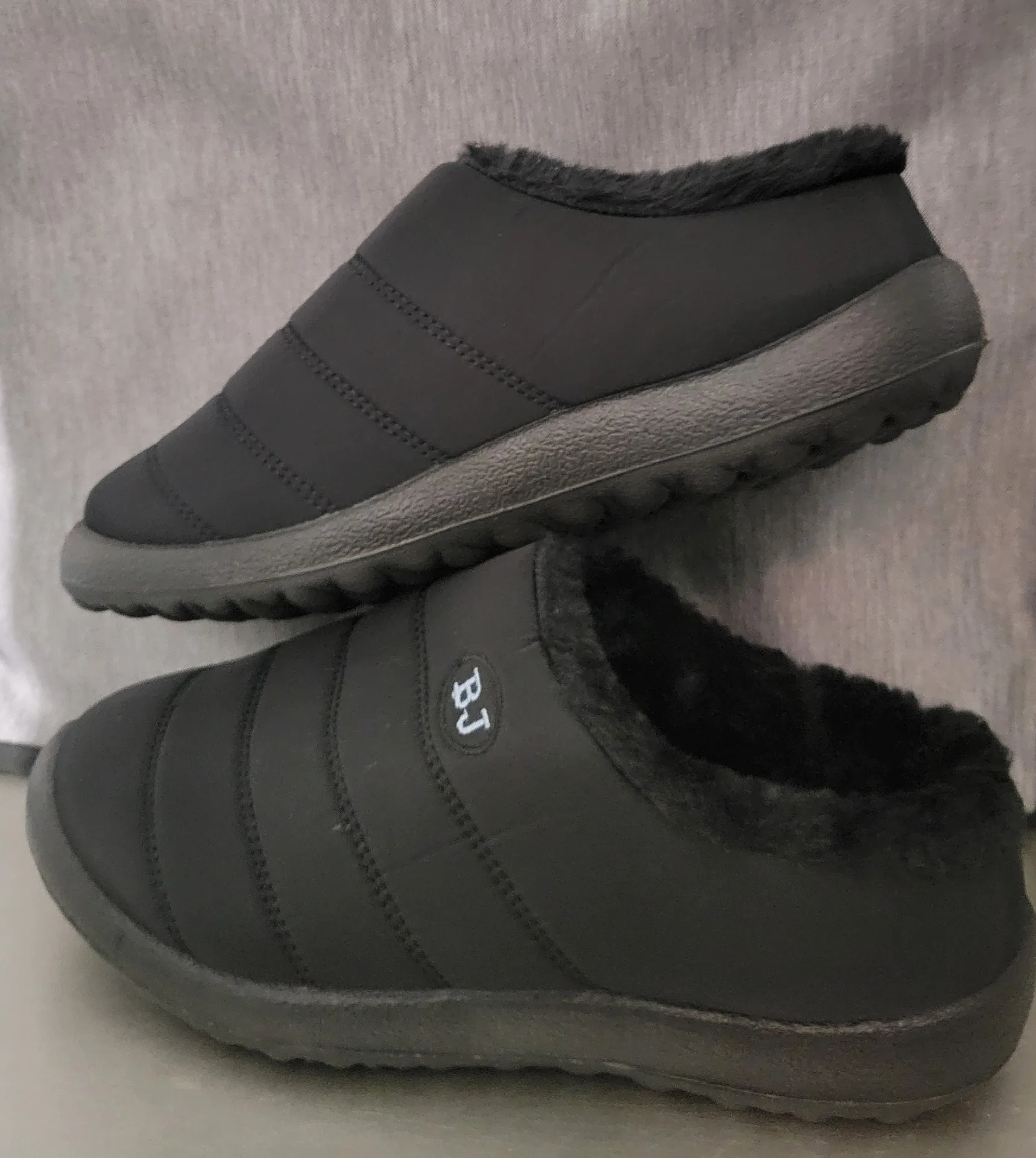 BJ Black Puffer Slipper size EU 45 Men's 11 Women's 13 12 - Image 4