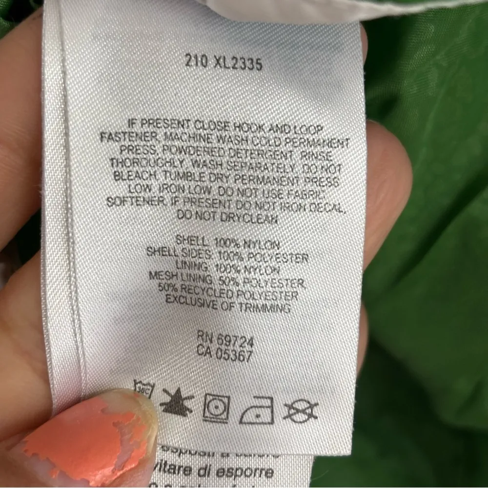 Columbia  Green and White Windbreaker Jacket - Image 9