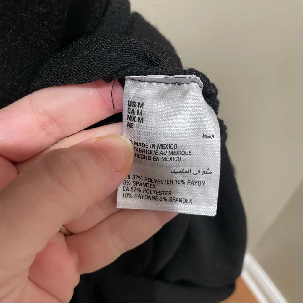 INC International Concepts Ruched Bodycon Midi Dress Black Women’s Size Medium - Image 9