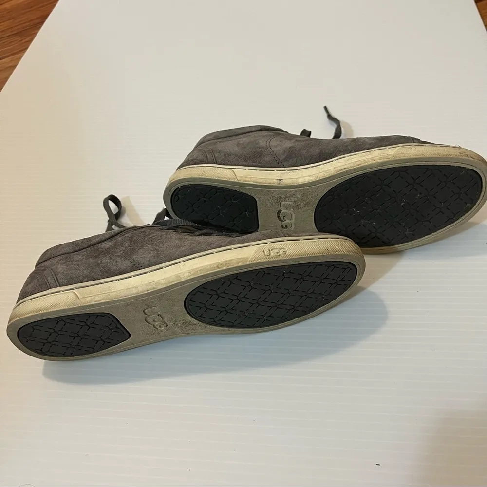 UGG Tomi Pewter Gray Suede Sneaker - Image 8