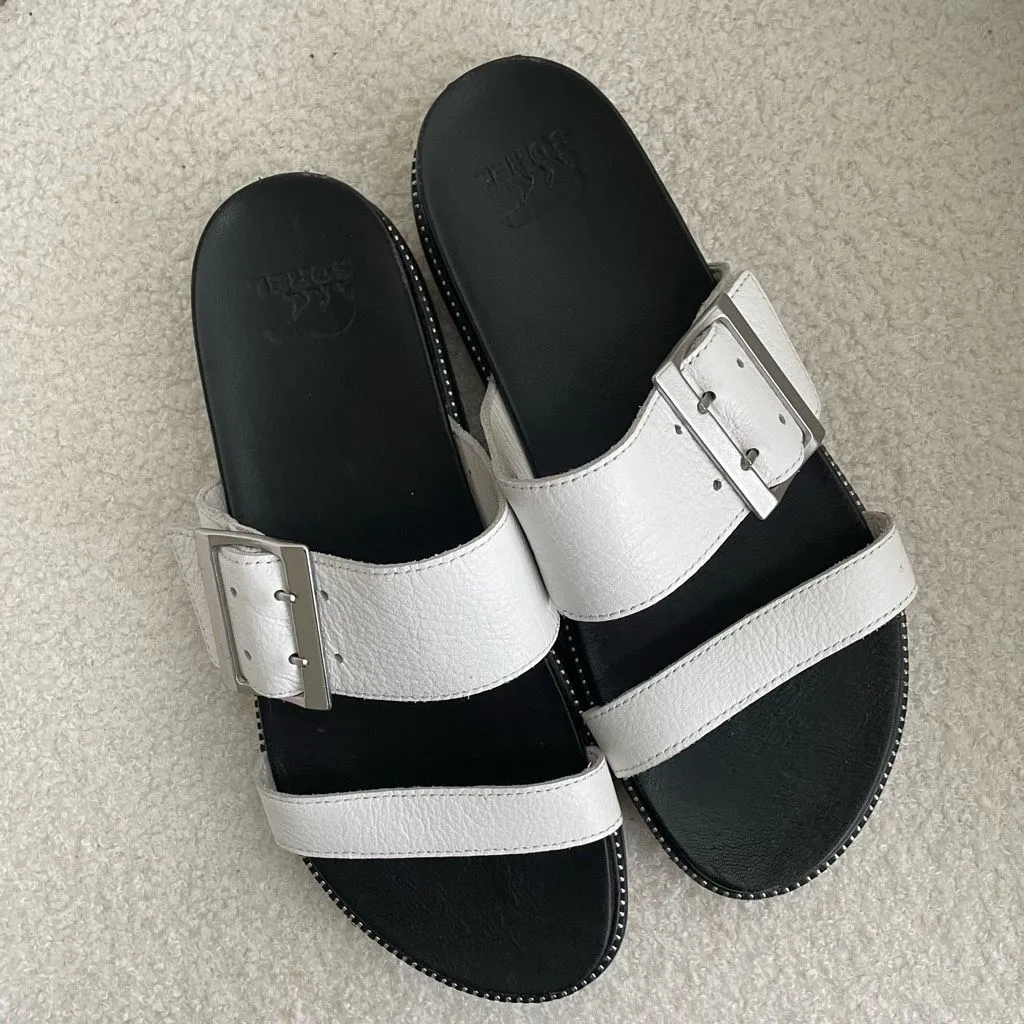 Sorel Roaming Buckle Slide Sandal White 8.5 - Image 8