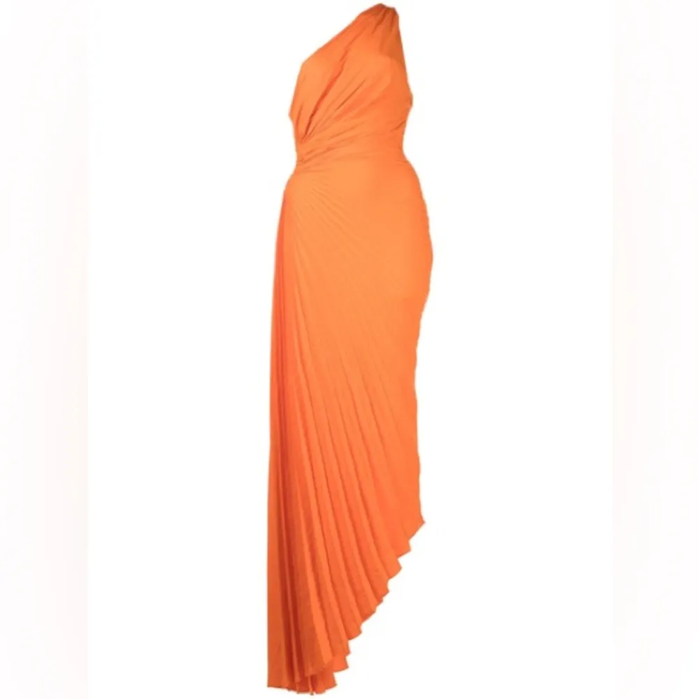 A.L.C. Delfina Asymmetric Side Cutout Dress, Orange, Size 4, $695 - Image 4