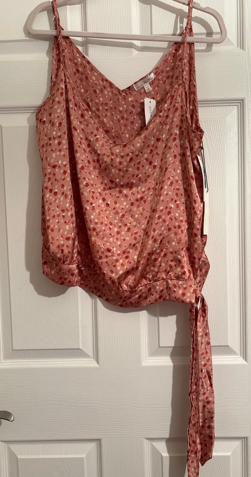 NEW Curvy Plus XXL Mauve Pink Nine Britton Crop Tank Top Blouse Stitch Fix - Image 1