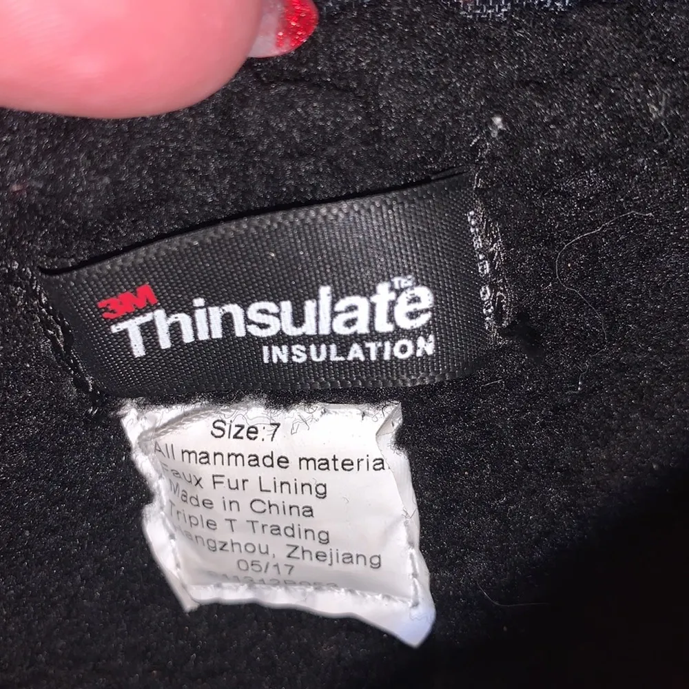 3M Thinsulate insulation womans 7 snow boots Black - Image 8