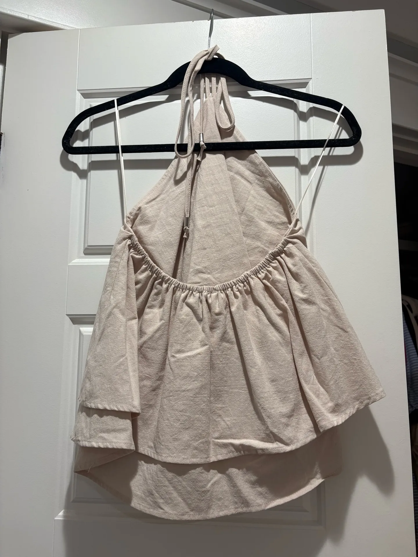 Hers & Mine Halter Ruffle Top - Image 2