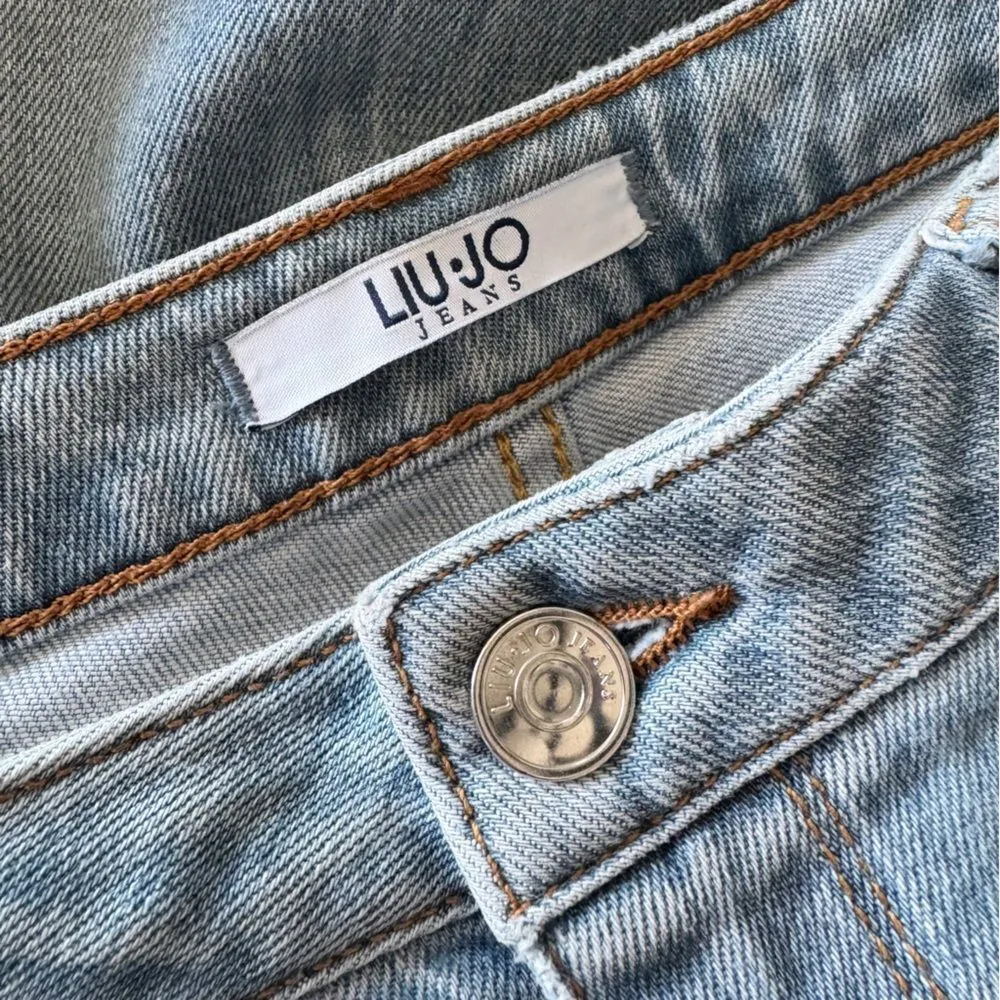 Liu Jo Relaxed Distressed Women's Jeans Size 28 Blue - Image 7