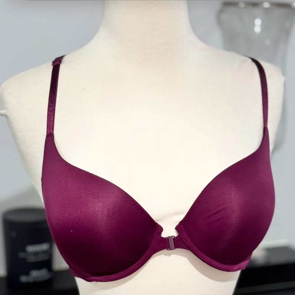 Victoria’s Secret Burgundy Perfect Shape Push-up Bra - Image 2