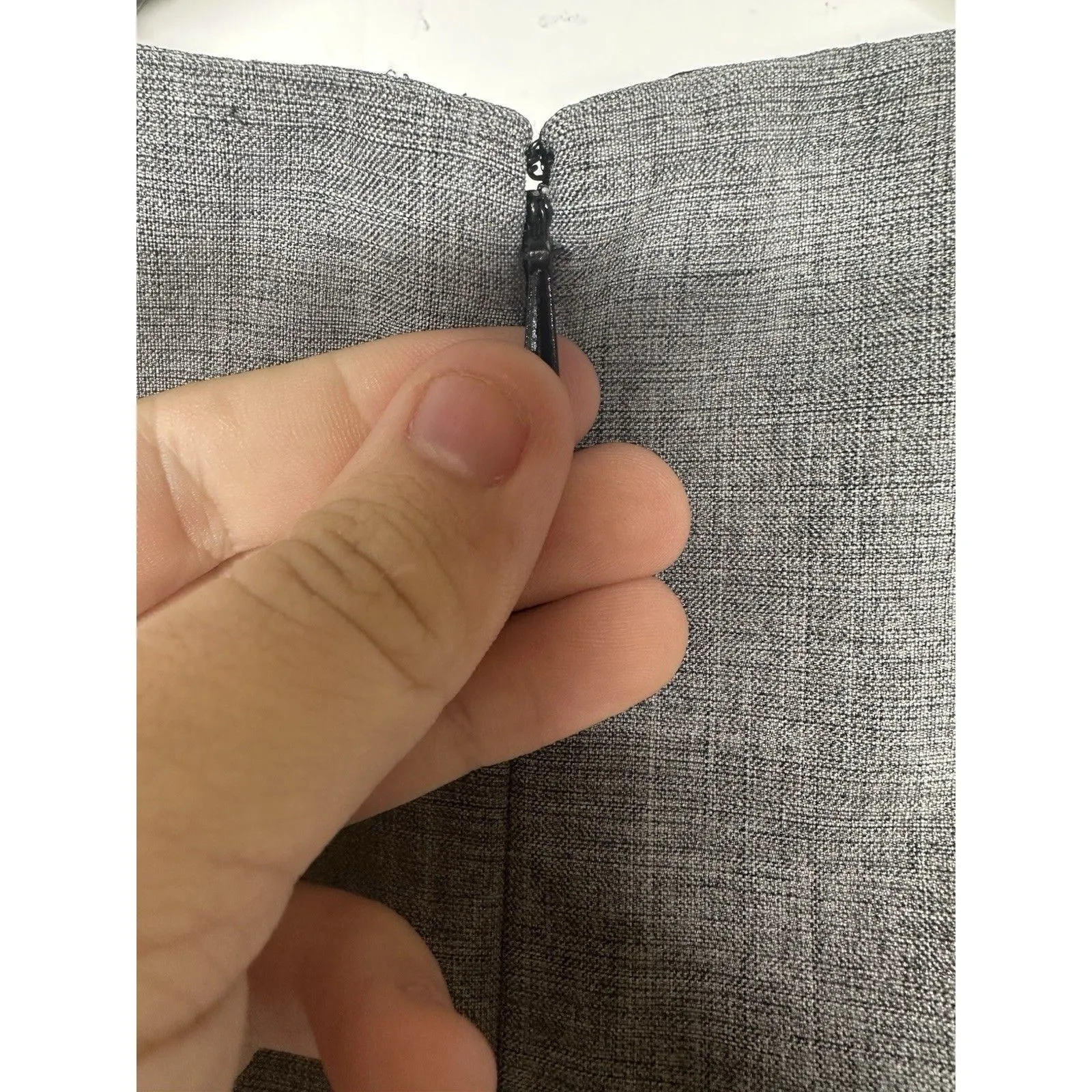 jones new york Woman’s Gray dress With Zipper Size 12 NWT - Image 9