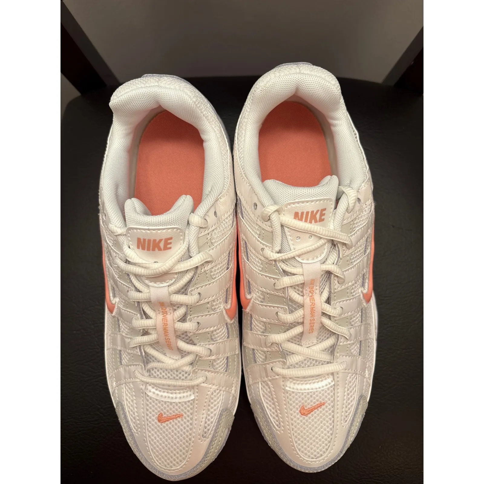 New Nike P-6000 Women's White Coral Running Sneakers Size 6.5 Youth 8 Women's - Image 3