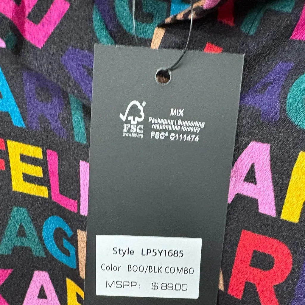 Karl Lagerfeld Black Short Sleeve Button Down‎ Shirt Size 2X - Image 4