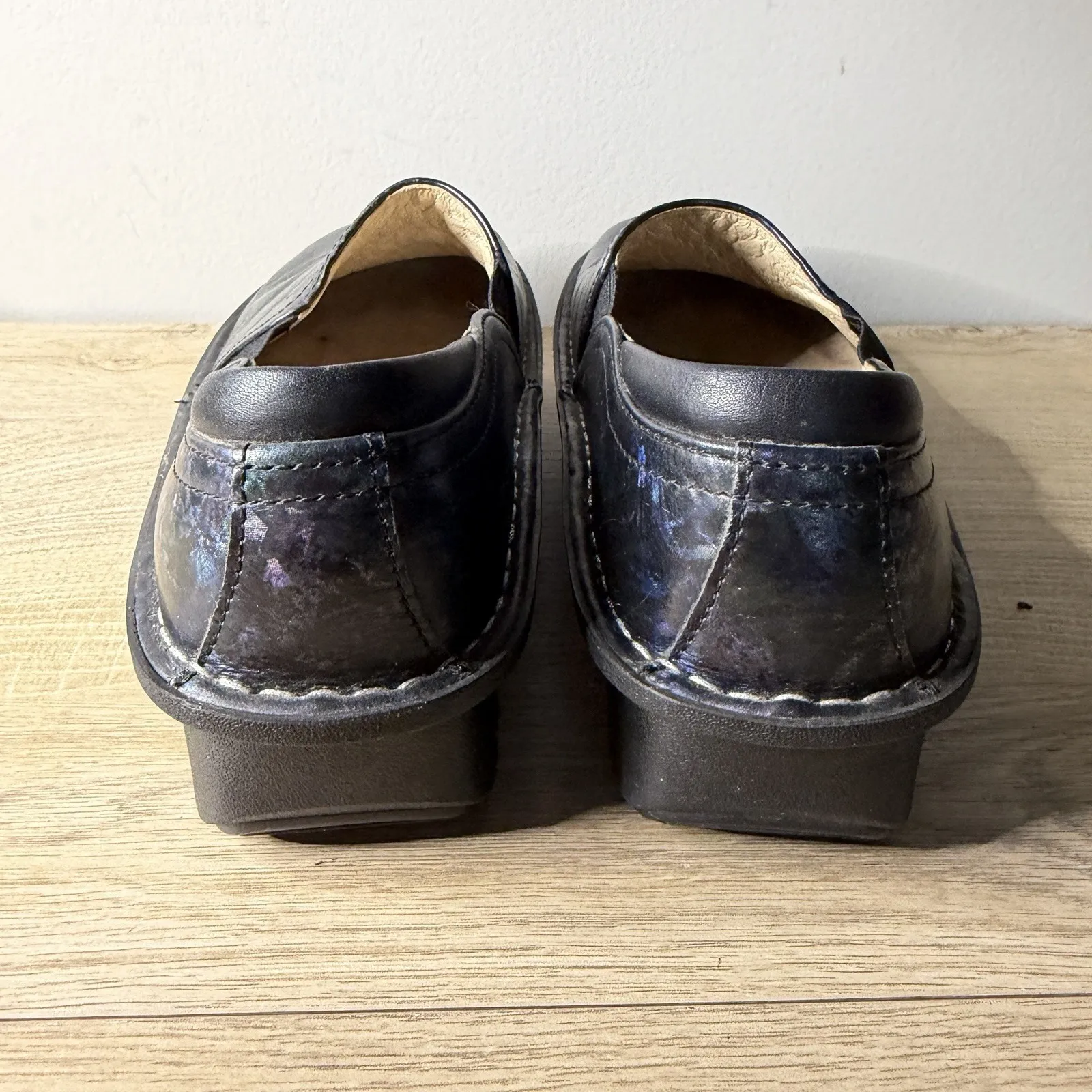 Alegria Clog Debra Navy Cosmos Galaxy Professional Slip On Nursing Shoe 6-6.5 36 - Image 5