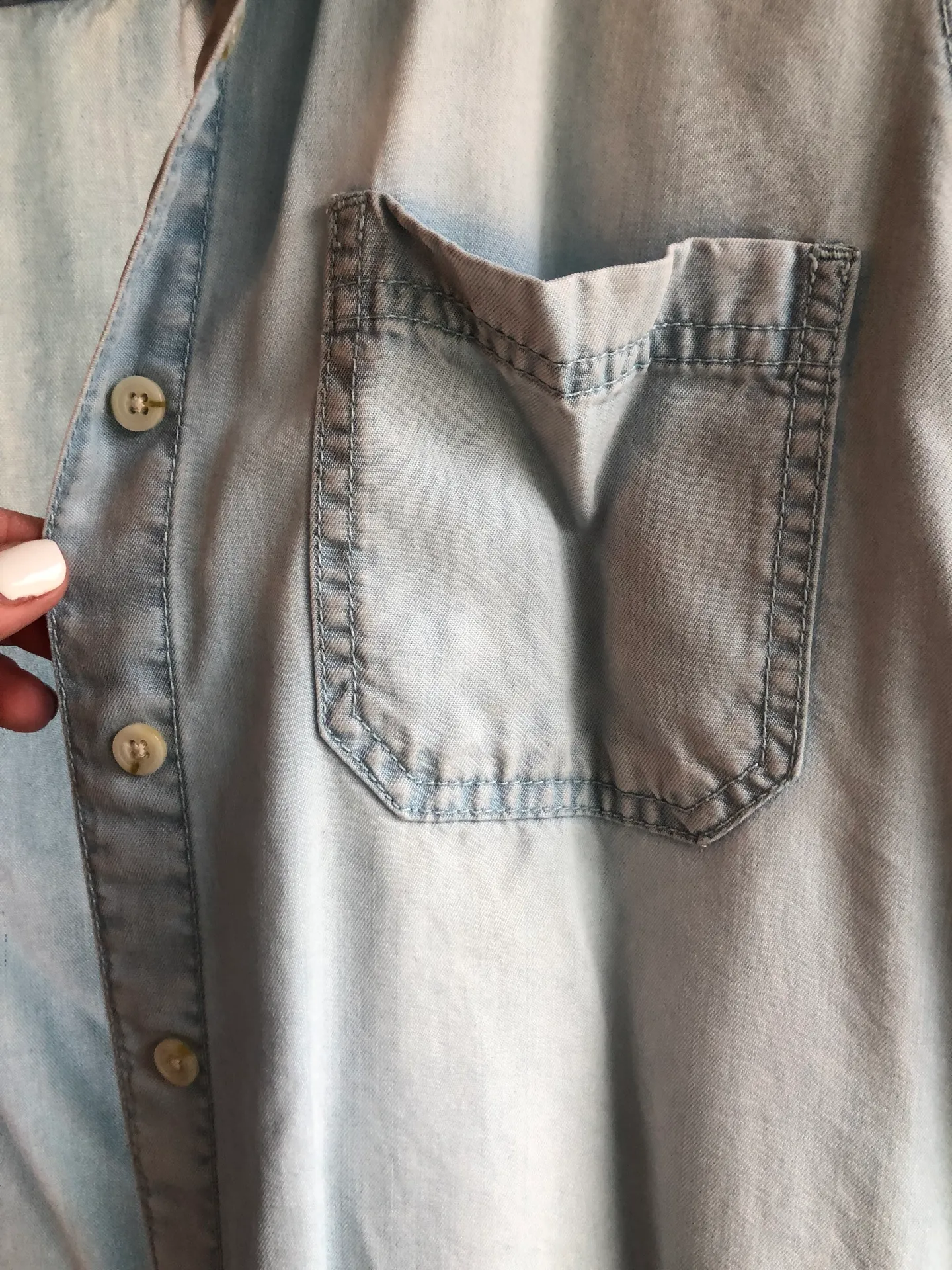 Button Down Denim Shirt - Image 2