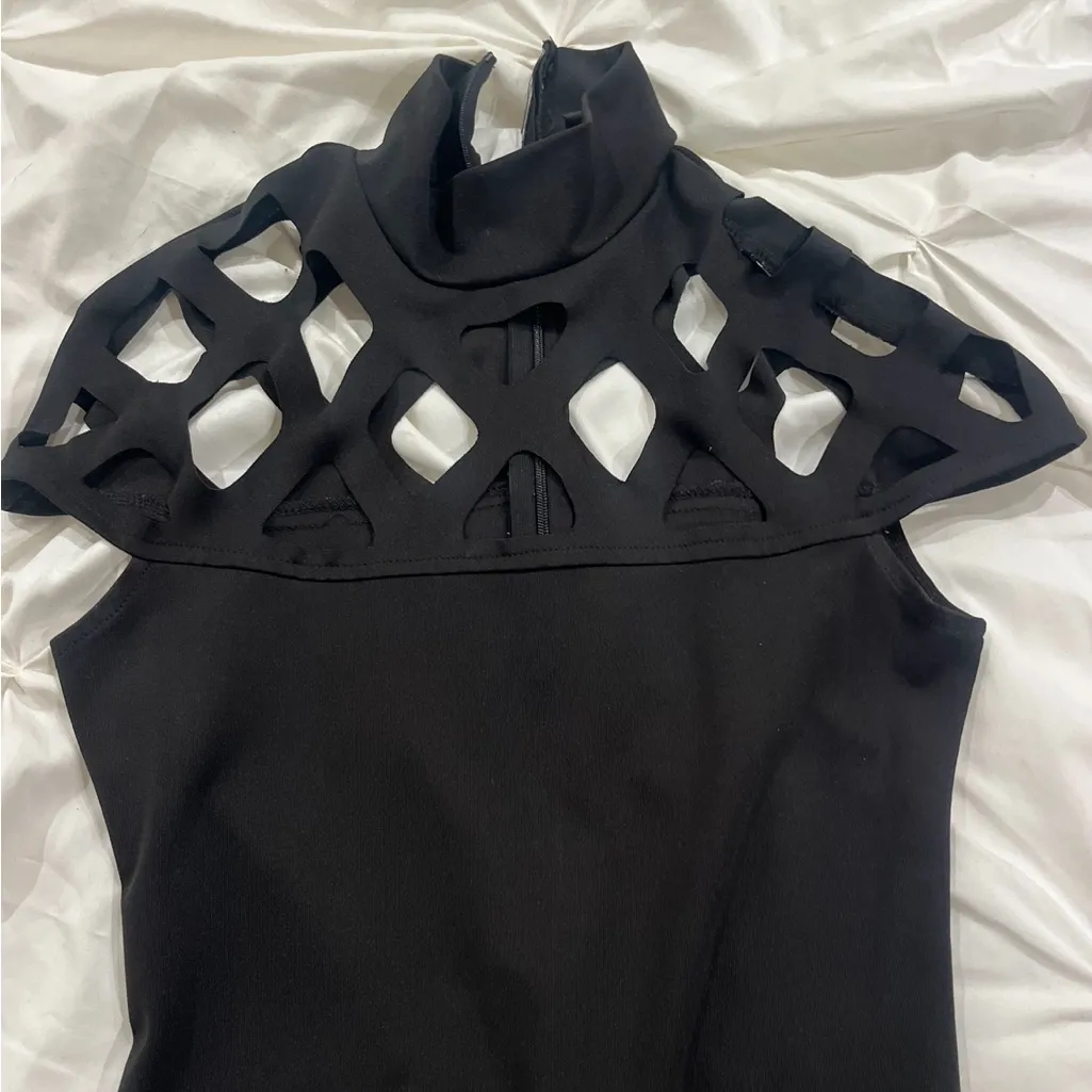 Black Cutout Jumpsuit Size 2 - Image 5