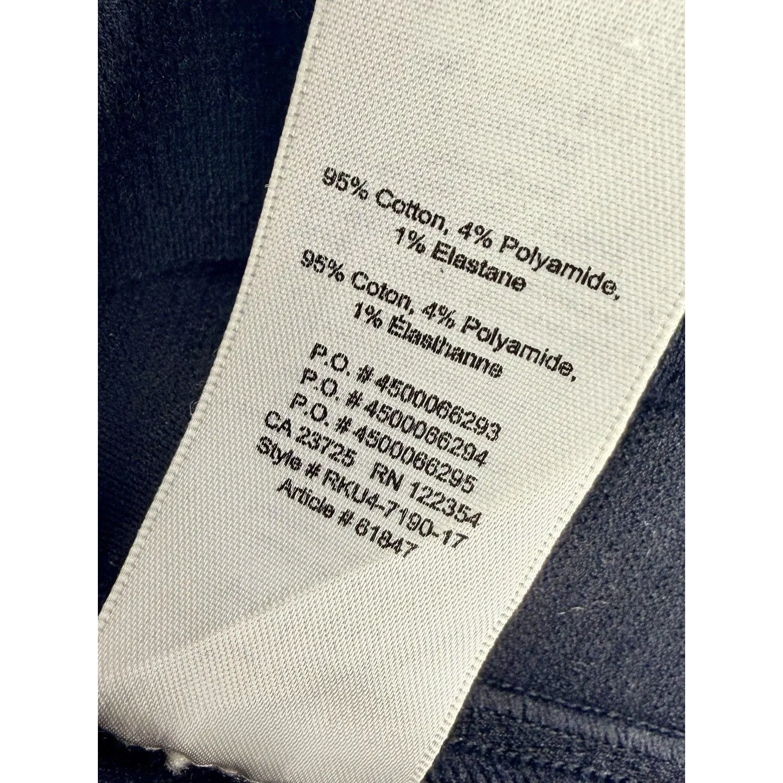 Wilfred Aritzia Black Stretch Pencil Skirt Cotton Blend Size M Medium EUC!! - Image 6