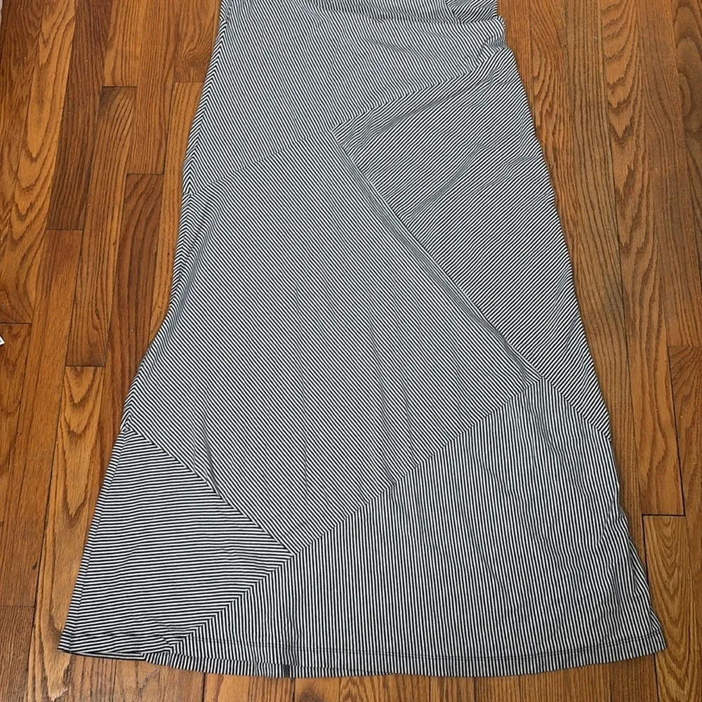 Talbots‎ Patchwork Tank Maxi dress Blue Stripes Nautical size M - Image 7