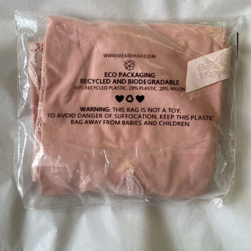 We Are HAH  Back Off Bodysuit Copper Rose Size Small - Image 4