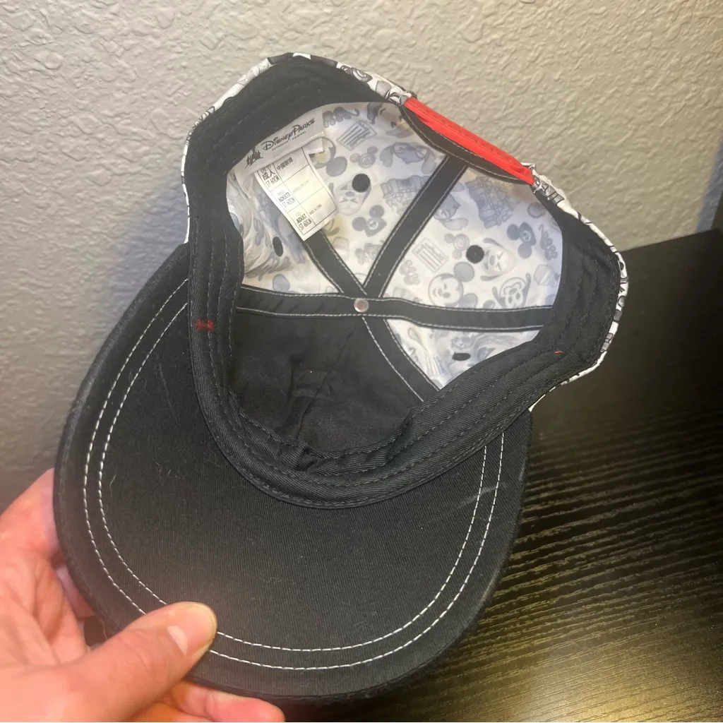 Disney Parks Emoji Patch‎ Baseball Cap Adjustable Hat Minnie Mickey Stitch Pluto - Image 7