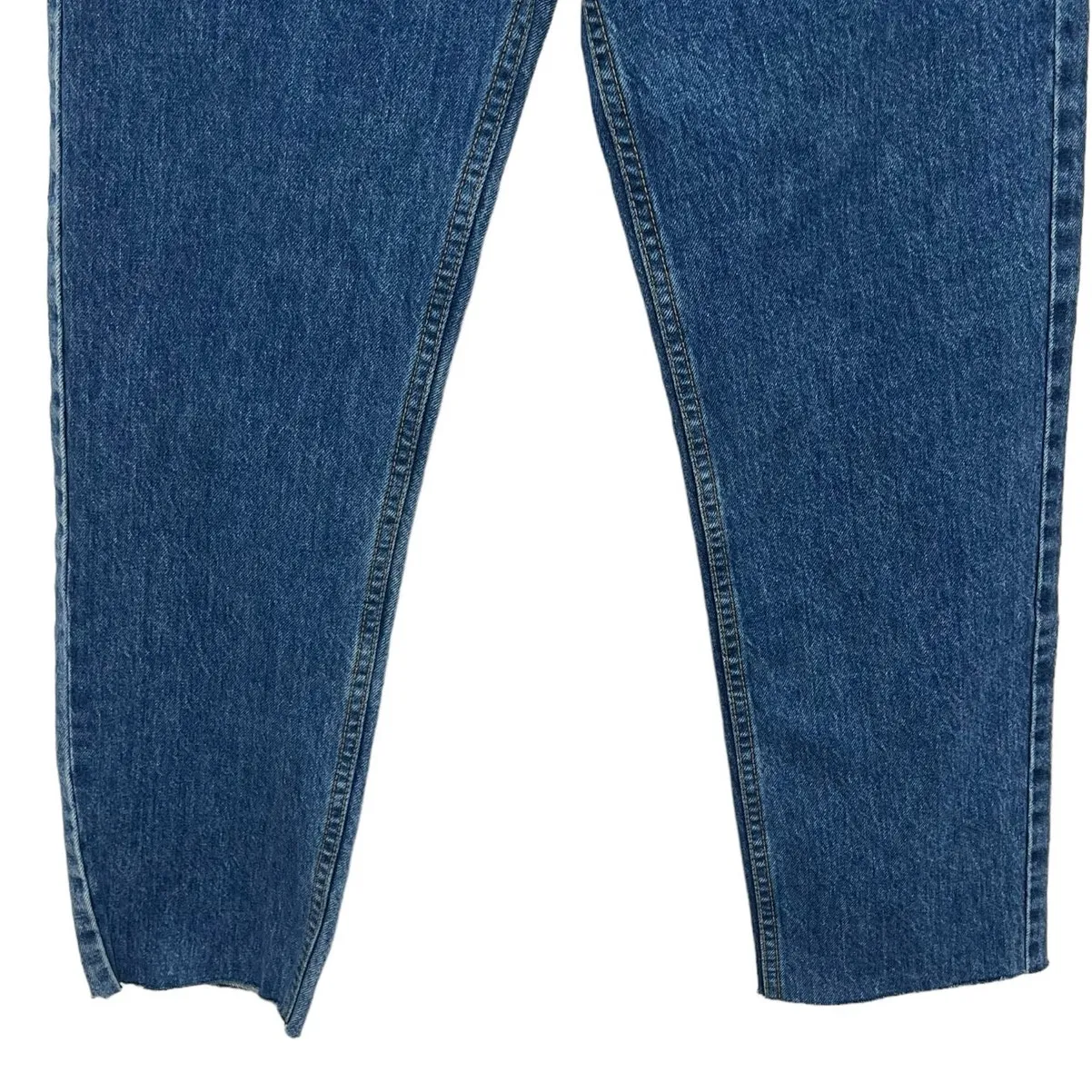 Re/Done High Rise Stove Pipe Denim Jeans Zip Fly Pockets Size 28 Retro Stretch - Image 12