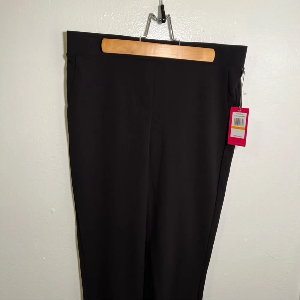 Vince Camuto Cuffed Ankle Pants Rich Black - Image 3