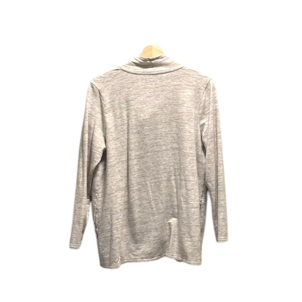J.Jill Pure Jill Cowl Neck Sweatshirt Gray Beige Size L Size L - Image 11