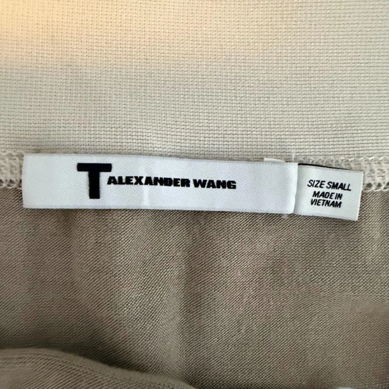 T Alexander Wang Jersey Stretch Knit Pencil Skirt in Taupe Grey size S Gray - Image 4