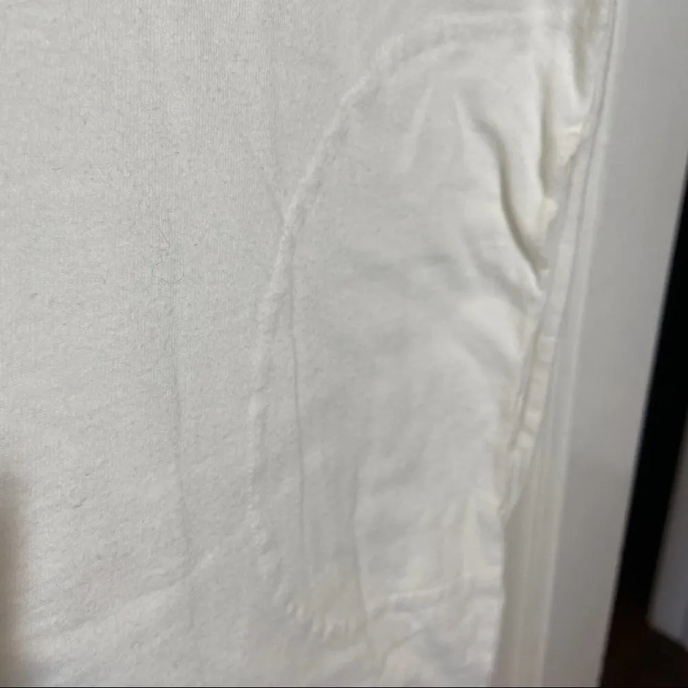 Yumi Kim Midi Mockneck Dress White Cotton Pockets - Image 29