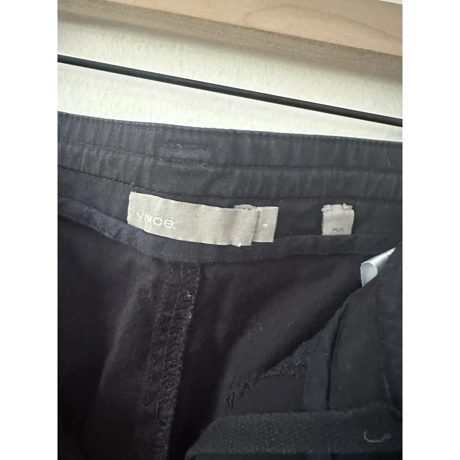 VINCE Utility Ankle Pants Womens Sz 6 Washed Navy Chino Trouser Cotton Preppy - Image 4