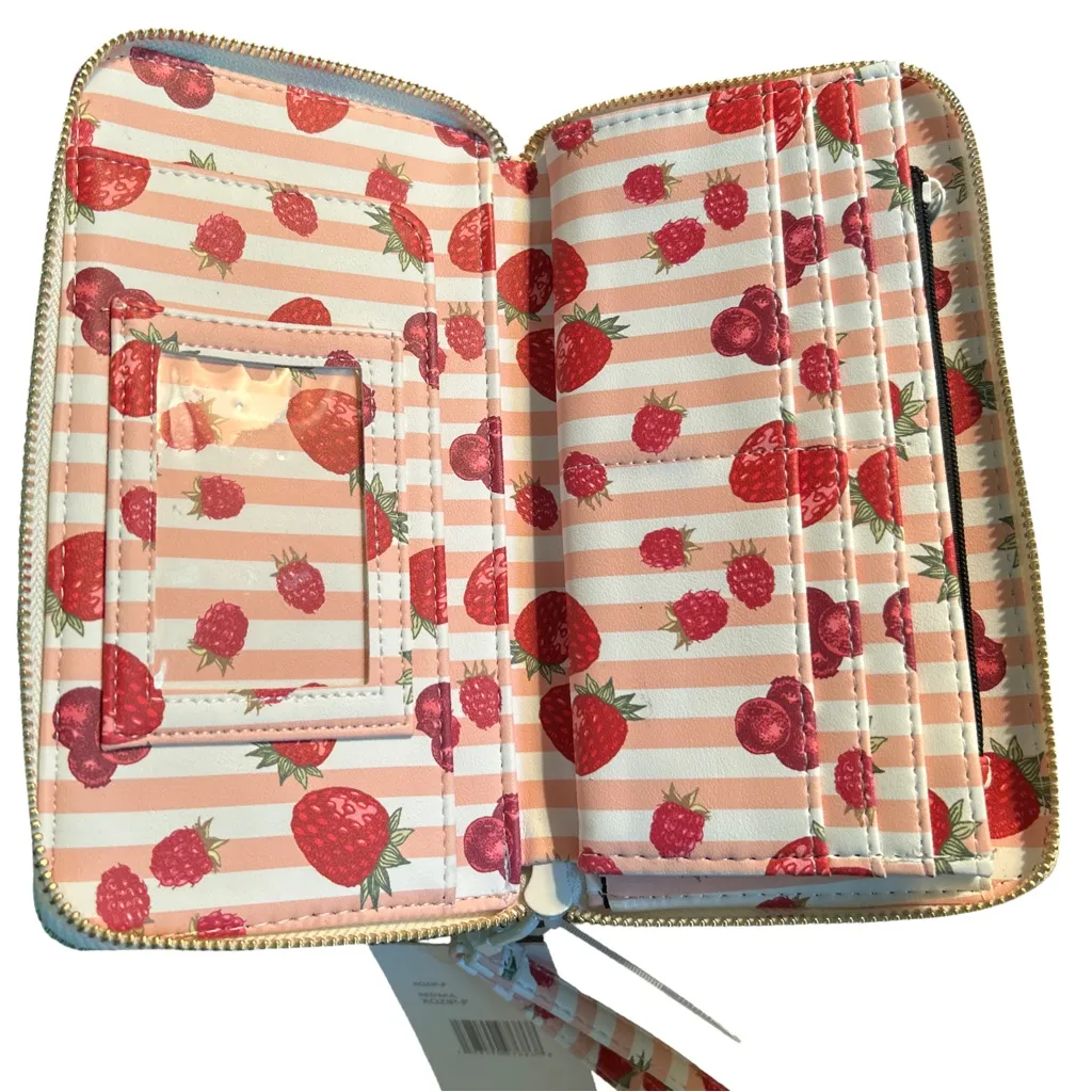 Betsey Johnson Strawberry Berry Wallet Wristlet - Image 5