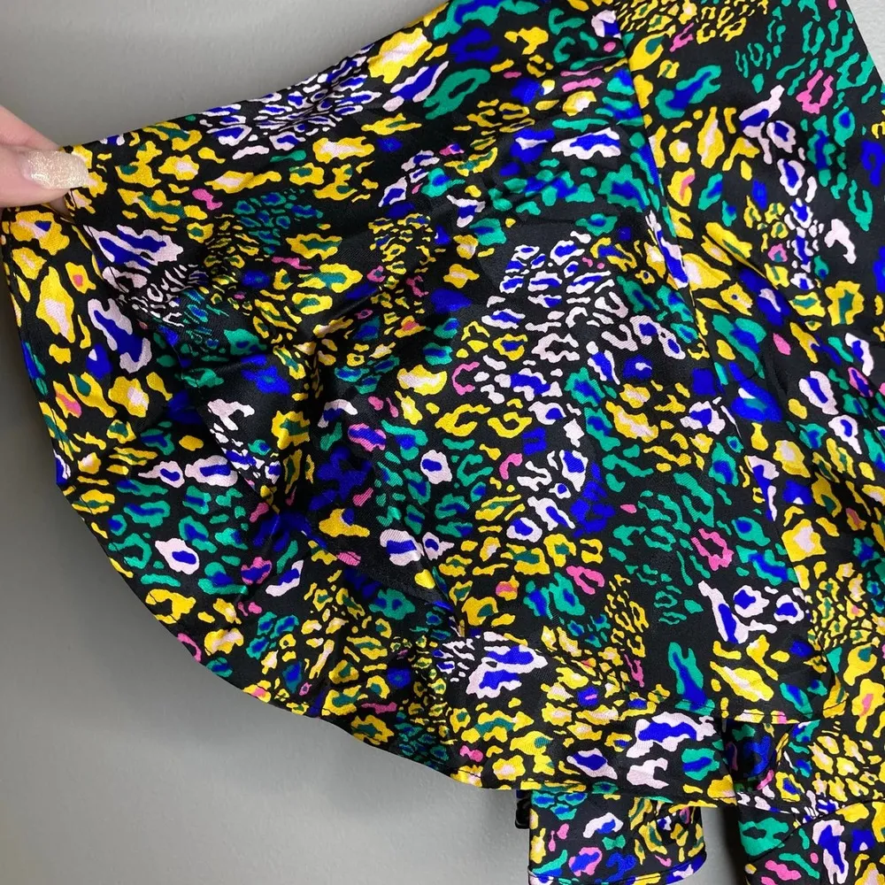 NWT Tanya Taylor Rainbow Leopard Demi Mini Dress Size 2 $495 - Image 7