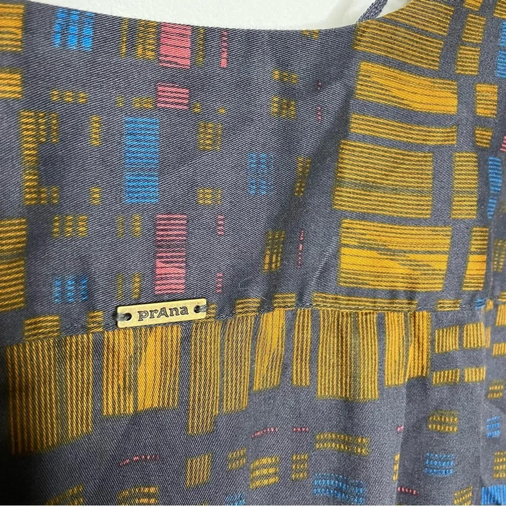 Prana Elsie multicolored top v-neck size medium‎ - Image 10