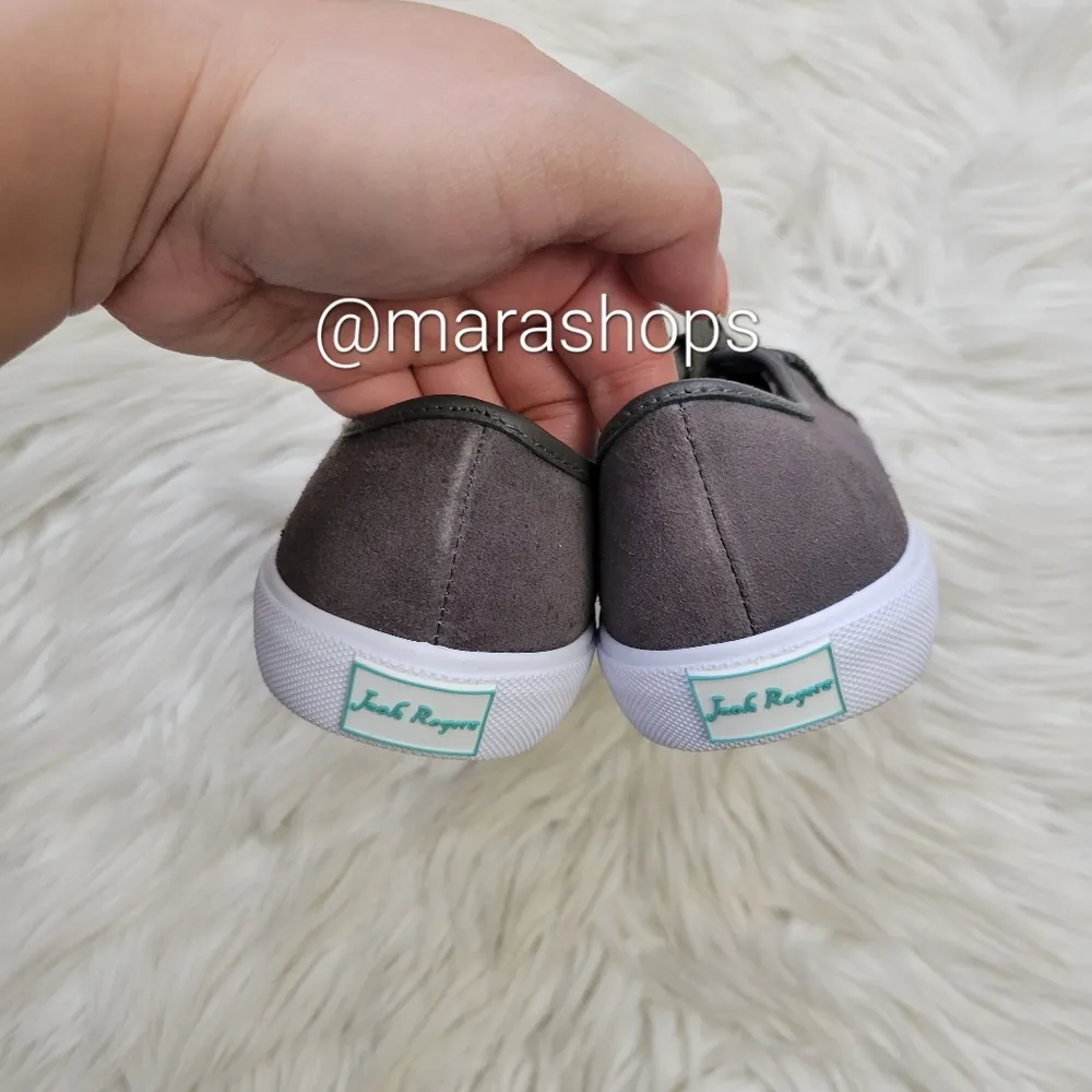 Carter Grey Suede Sneakers - Image 4