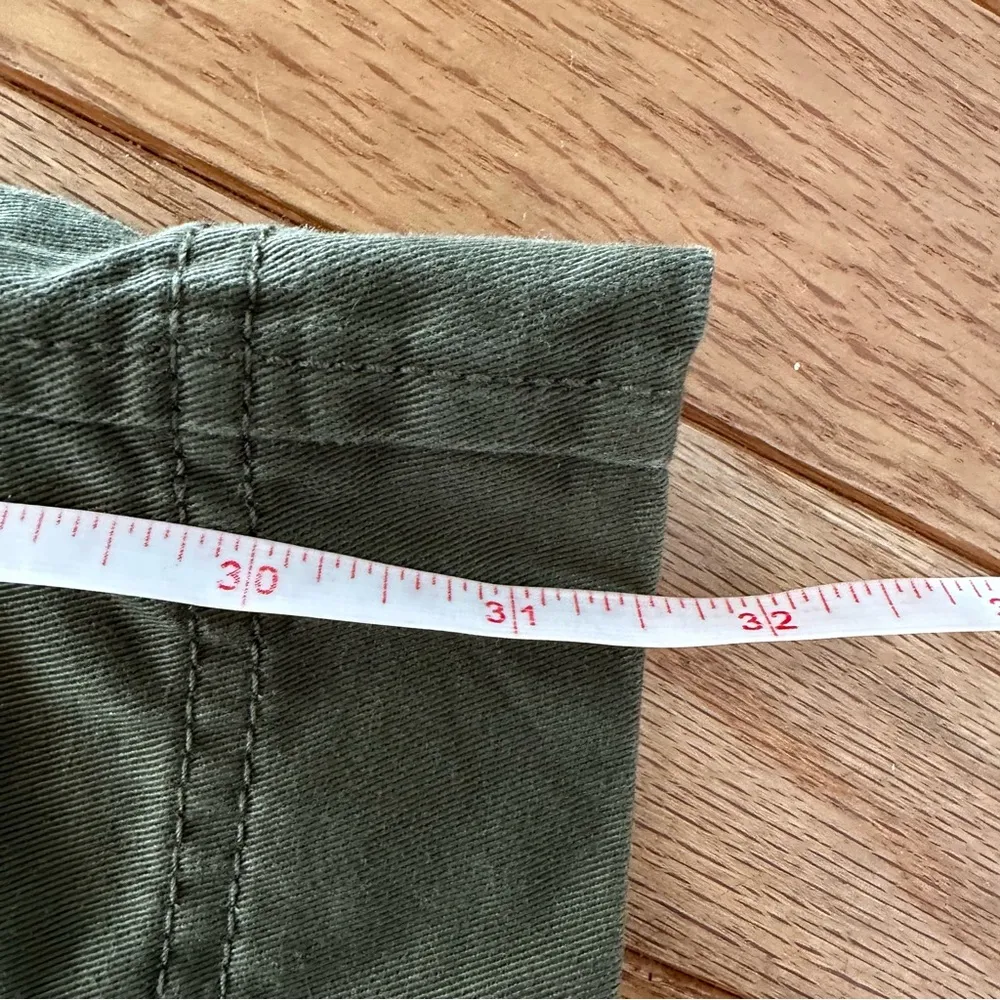 Madwell Cargo Convertible Midi Skirt In (Re)generative Chino Womens Medium Green - Image 11