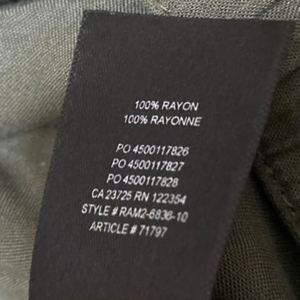 Aritzia Sunday Best Women's Green High Rise Tapered Trousers Jogger Pants Sz XXS - Image 5