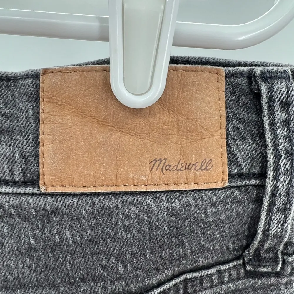 Madewell the perfect vintage Jean size 30 black cropped denim casual - Image 5