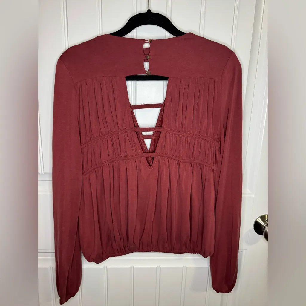 Gianni Bini  Dark Rust Sandra Top - Image 8