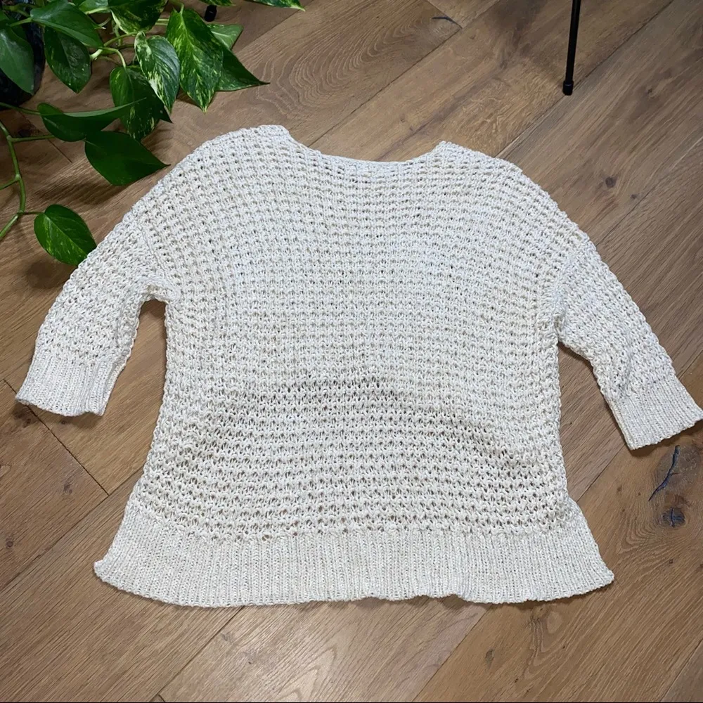 Eileen Fisher open knit sweater - Image 7