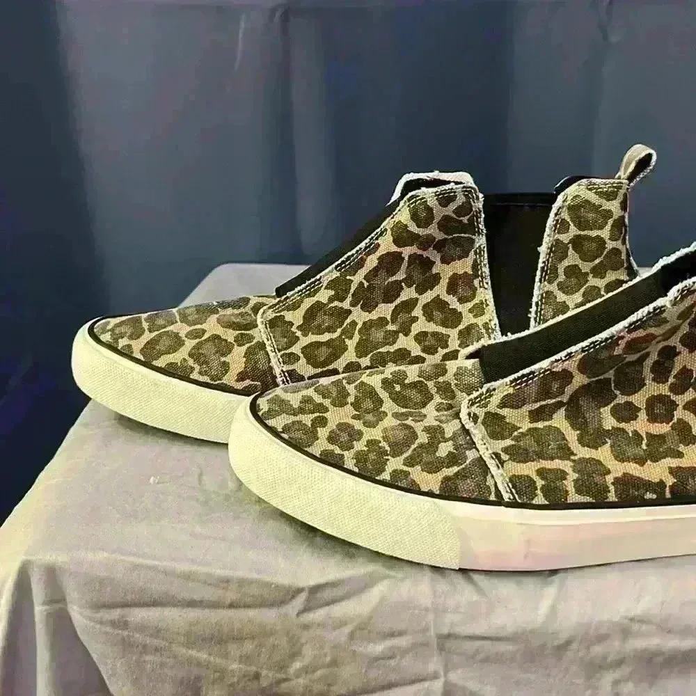 Gypsy Jazz Frankie Leopard Print Distressed Bootie Size 10 - Image 8