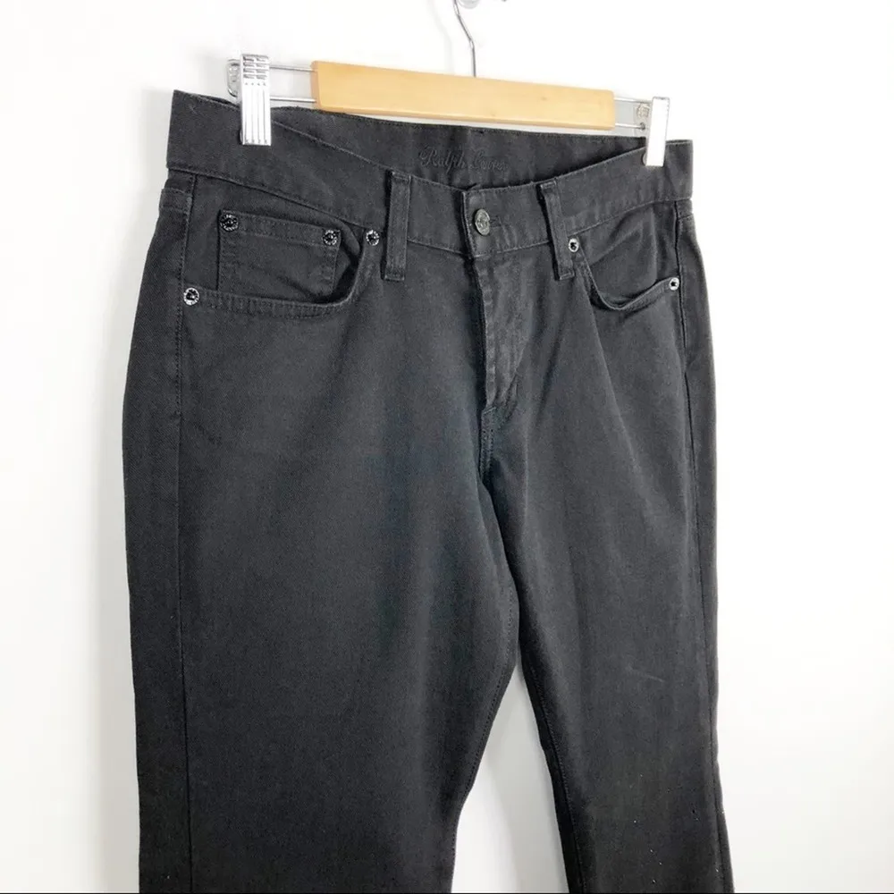 Ralph Lauren Black Label 867 Rhinestone Straight Leg Jeans 30 - Image 5