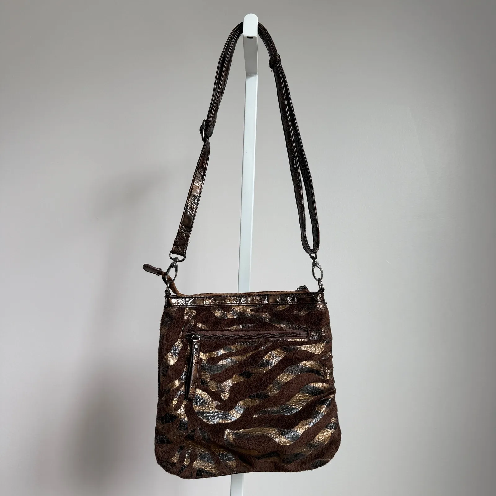 Anne Klein  Brown & Gold Shoulder‎ Bag NWOT - Image 5