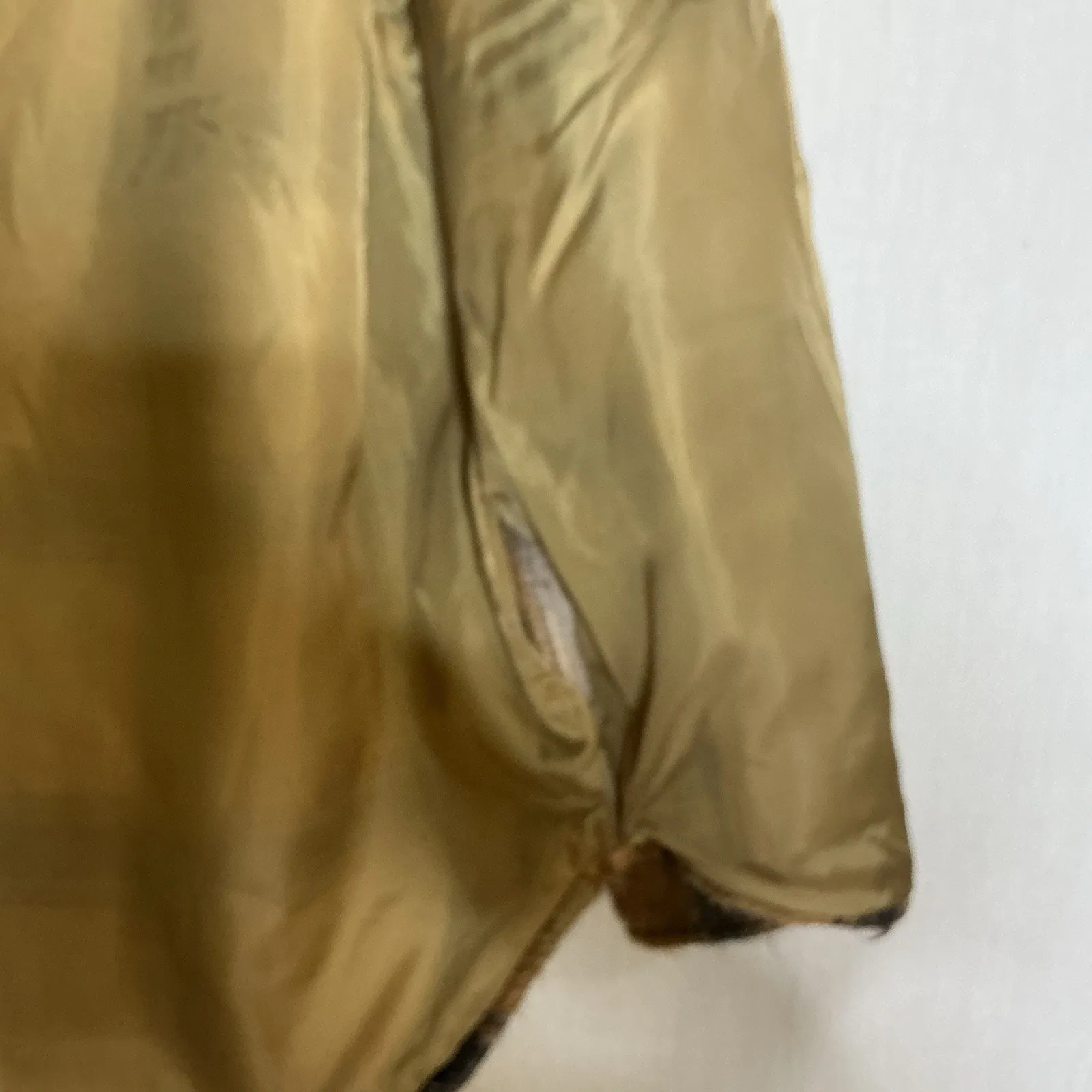 American Eagle Plaid‎ Shacket Jacket Brown Black Tan Brushed Wool Blend XS NWT - Image 9