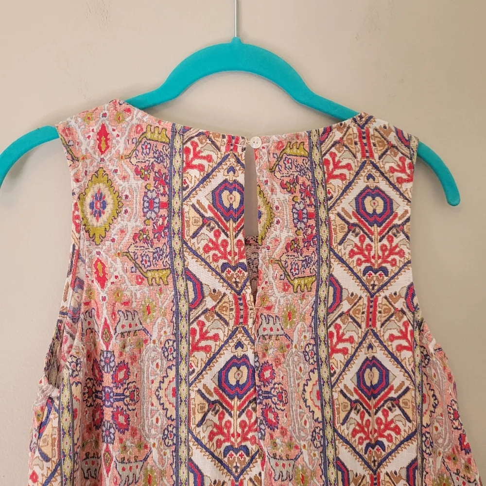 Rachel Zoe Printed Linen Shift Dress - Image 7